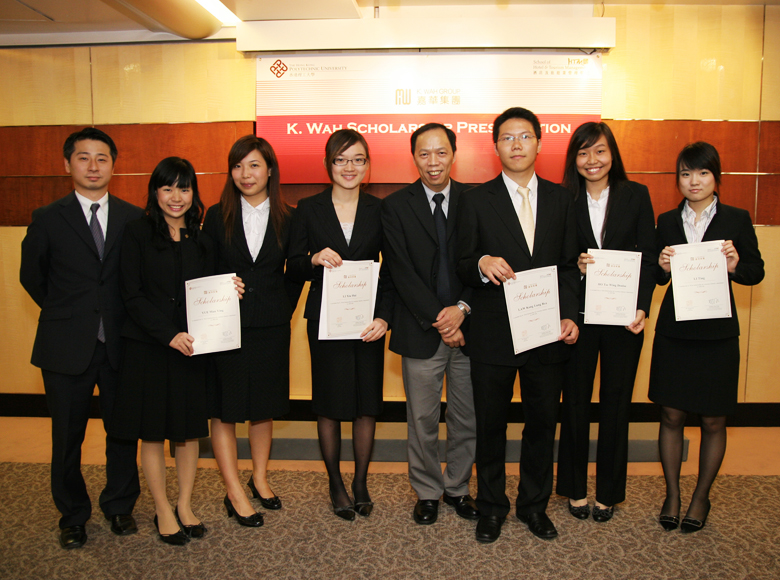Set up a fund at the School of Hotel and Tourism Management of the Hong Kong Polytechnic University for academic research and scholarship for outstanding students